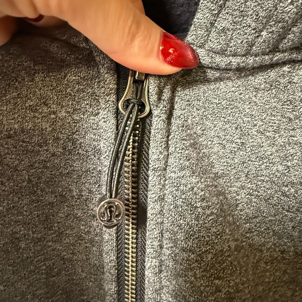 lululemon Après It All 2-in-1 Fleece Hooded Jacket Zip-Off Bottom – Size 10 - Picture 2 of 10